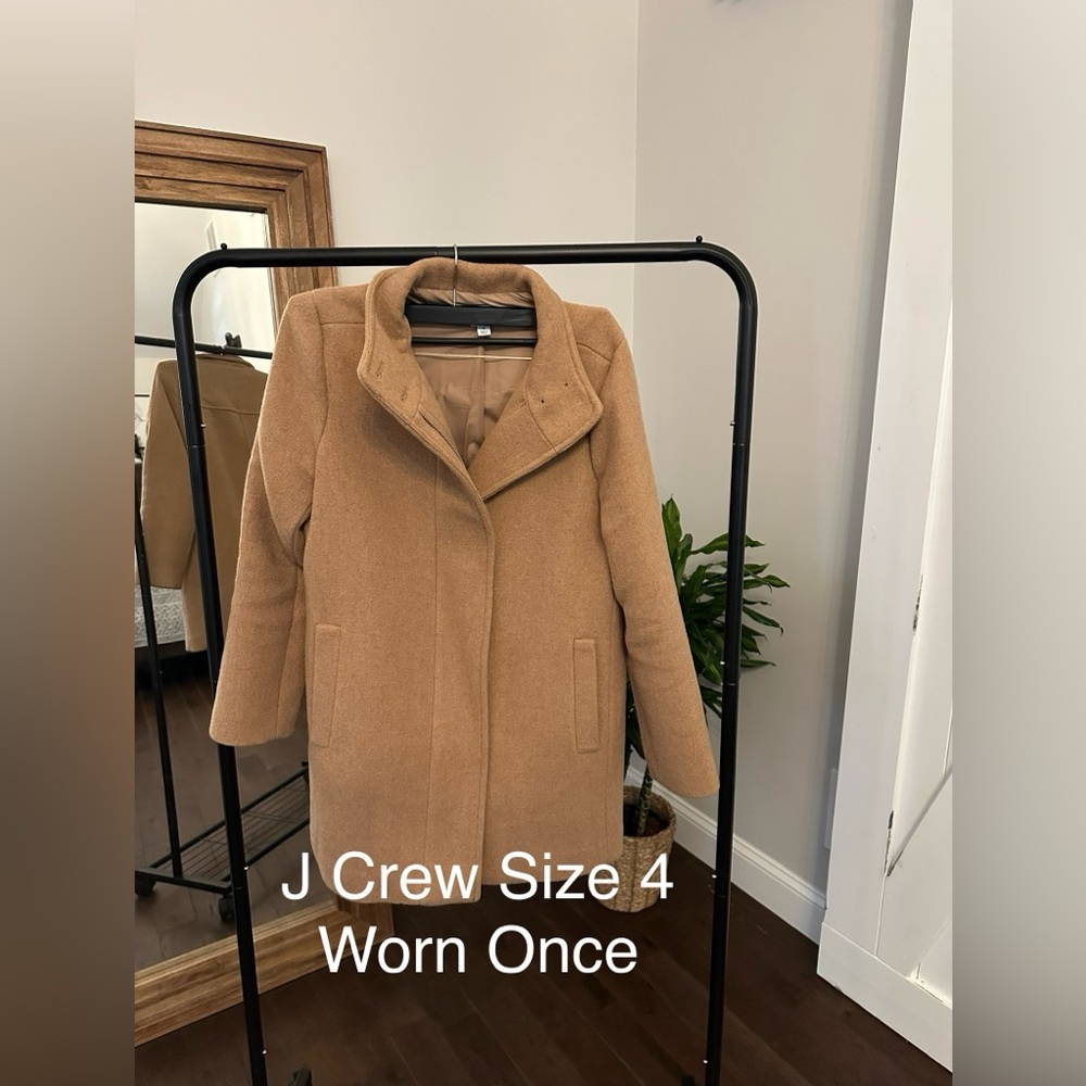 J. Crew Women's Camel Trench Coat
